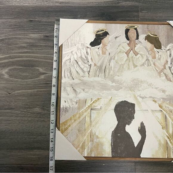 praying boy guardian angels wall art - Picture 2 of 4